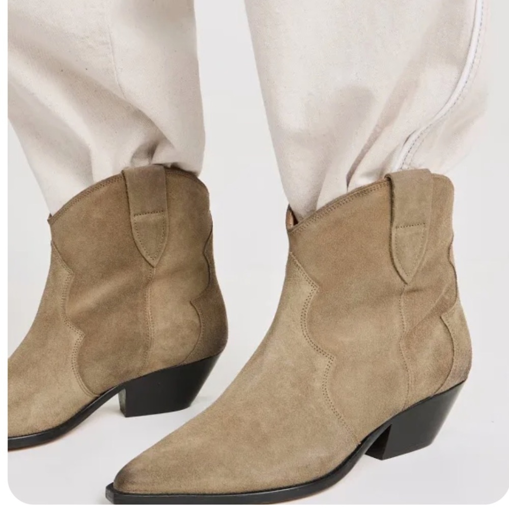 Isabel Marant Tan Heeled Boots